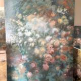 WIP: Light My Way (left triptych) 48” x 72” #223